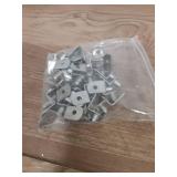 40 Pcs Shelf Support Pegs,1/4 Inch Diameter Shelf Bracket Pegs with Hole,Nickel Plated L-Shaped Clips for Kitchen & Bookcase Shelf Cabinet Furniture Closet Shelf Pins Support - Retail: $6