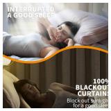 YoungsTex Taupe Linen Blackout Curtains for Bedroom 63 Inch Length, Thermal Insulated Full Room Darkening Window Drapes Heat Blocking for Living Room, 2 Panels, 38 X 63 Inch - Retail: $36