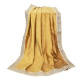 Indian Consigners Big Velvet Cloth for Multipurpose Use Altar Tarot Spread Tablecloth (Gold) - Retail: $10