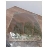 Indian Consigners Big Velvet Cloth for Multipurpose Use Altar Tarot Spread Tablecloth (Gold) - Retail: $10