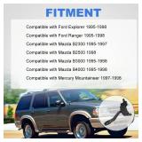 JDMON Turn Signal Switch Compatible with Ford Explorer/Ranger 1995-1998 Mazda B2300/B2500/B3000/B4000 1995-1998 Mercury Mountaineer Multifunction Combination Switch Replace C5TZ11654A F5TZ13K359B - Re