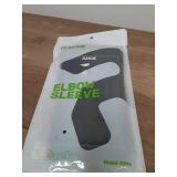 Rakiie Elbow Compression Sleeve 2 Pack, High Elastic Elbow Brace for Tendonitis and Tennis Elbow for Women & Men, Elbow Sleeve for Tennis, Golfer, Badminton, Weightlifting, Grey M - Retail: $7