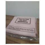 Drydiet Pink Scalloped Bow Mahjong Mat Christmas Coquette Mahjong Table Mat with Carrying Bag 31.5\" x 31.5\" Cute Aesthetic Scallop Anti Slip Noise Reduction Games Table Cover for Poker Card Board Ga