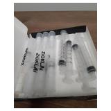 ZIOKLAI Touch Up Paint Pen 8PCS Set 4 Paint Touch Up Pens Fillable with Pointed, Round & Flat Tips Brushes Ideal for Wall Repair Window Wood Furniture Cabinet - Retail: $8