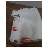 HSKMAKE Nutcracker Kitchen Towels 2-Pack - Christmas Dish Towels with Watercolor Design - Absorbent Cotton Tea Towels for Holiday Kitchen and Bathroom Decor - Retail: $10