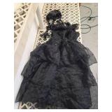 Wednesday Costume- Dress, Wig, Belt  - Retail: $0