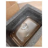 Glass Butter Dish with Lid,Airtight Cover for Fresh Butter,Clear Butter Keeper,Butter Tray,Large Butter Dish for Refrigerator & Countertop - Retail: $19