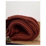 MIULEE Pack of 2 Rust Decorative Pillow Covers 20x20 Inch Soft Chenille Luxurious Couch Throw Pillows Farmhouse Cushion Covers with Elegant Design for Sofa Bedroom Living Room Home Decor - Retail: $21