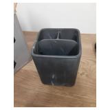 zccz Toothbrush Holder, Countertop Marble Look Electric Toothbrush Toothpaste Makeup Brush and Razor Holder Stand Bathroom Organizer with Detachable Tray - Retail: $15