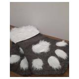 SherryDC Dog Cat Paw Christmas Stockings, Plush Hanging Socks for Holiday and Christmas Decorations - Retail: $10