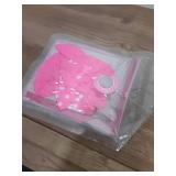 Wclliuchi Pink Birthday Balloons - 40 Inch Number 4 Bow Balloons for Girl