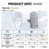 Azarxis Baby Winter Mittens Kid Toddler Warm Gloves Fleece Lined Thermal Windproof for Infant Boys Girls Children Snow Skiing (Navy Blue, L) - Retail: $8