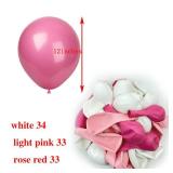 KADBANER White light pink rose red Balloons,50Pack 12 Inch Latex Balloons - Retail: $9