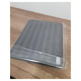 TopPerfekt Case for iPad 11th (A16) 11-inch 2025/10th Generation 10.9-inch 2022, Stripes [Auto Wake/Sleep] with Pencil HolderTrifold Stand Smart Cover with Soft TPU Back, Supports Touch ID - Black - R