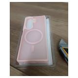 VEGO for Galaxy-Z-Fold-7-Case: Samsung Z Fold 7 Case with Privacy Screen Protector [Compatible with MagSafe] Full-Body Drop Protection Translucent Matte Rugged Case for Samsung Galaxy Fold 7 -Pink - R