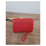 Bobtot Portable Bluetooth Speaker Wireless, IPX7 Small Shower Speaker Waterproof, 15H Playing Time, Loud and Stereo Sound with Bass, TWS Pairing for Party, Camping, Travel, Red - Retail: $20