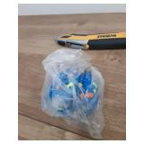 JEROCK Dog Balls, Indestructible Dog Toy Ball for Aggressive Chewers, Durable High Elasticity Interactive Ball for Training Dog Catch and Fetch, Large Medium Small Dog and Puppies(Blue, 2.5in, 1pcs) -