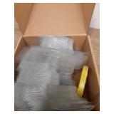 Thyle 200 Pcs Clear Gift Boxes Plastic Favors Box with Lid Ribbon Thank You Signs Transparent Treat Boxes for Party Favors Macaron Candy Dessert Cupcake Gift Wrap Boxes(2 x 2 x 2 Inch) - Retail: $36
