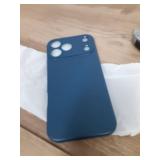 JETech Case for iPhone 17 Pro Max 6.9-Inch, Camera Lens Full Protection, Soft TPU Protective Phone Cover with Matte Finish, Shockproof (Dark Blue) - Retail: $10