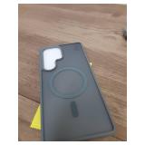 SUPFINE Magnetic for Samsung Galaxy S25 Ultra Case with Screen Protector, (Compatible with MagSafe) (Military Grade Drop Protection) Slim Translucent Shockproof Phone Case,Titanium Gray - Retail: $11