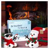 BANBBUR 12 Pack Christmas Stocking Stuffers for Kids,Christmas Crafts for Kids,Modeling Clay DIY Build a Snowman Crafts Kit Bulk Christmas Gifts Activities - Retail: $13