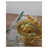 Christmas Tree Decorations Ribbon Lights, 32ft 100 LED String Lights, Battery-Powered Copper Wire Christmas Tree Ribbon Lights for Holiday Party Weddings Indoor Christmas Tree Decorations (Gold) - Ret