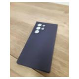 Varikke Compatible with Samsung Galaxy S24 Ultra Case, Liquid Silicone Upgrade [Camera Protection] [Anti-Scratch Microfiber Lining] Slim Soft Touch Gel Rubber Shockproof Phone Case 6.8\", Dark Purple 