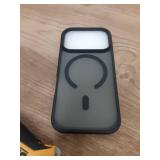 SUPFINE Magnetic for iPhone 17 Pro Case (Compatible with MagSafe)(Military Grade Drop Protection) Translucent Matte Shockproof with Anti-Fingerprint Phone Cover,Black - Retail: $10