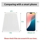 5 Pack White Chandelier Shades, 4\" Top x 6\" Bottom x 6\" High Barrel Lamp Shade, 4.0x6.0x6.0 Inch Linen Fabric, Perfect Fit for 5-Light Pendant Light Wall Sconce, Clip On Bulb E12 Socket(Large Size)