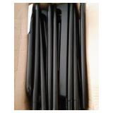 Small Rip on Cloth Kitsure Extra-Long Shoe Rack for Closet, Shoe Organizer for Front Door Entrance, Stackable Shoe Shelf, Detachable Closet Organizers and Storage, 39.0\" Wide - 4 Tier, Black - Retail