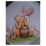 Classic The Pooh Cake Topper For Girls Baby Shower Winnie Bee Birthday Party Decorations Cute Centerpieces - Retail: $9