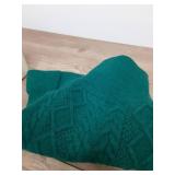 Lelepet Dog Sweater Christmas Turtleneck Knitwear Sweatshirt Cable Knit Warm Dress for Small Medium Large Dogs Puppy Fall Sweater, Pug, Pomeranian, M, Green - Retail: $24