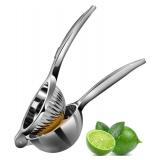 Rekix lemon Squeezer, Max Extraction Hand Press Lemon Juicer, Heavy Duty Manual Orange Juicer, Sturdy Metal Lime Squeezer, Durable Handheld Citrus Fruit Squeezer for Kitchen Bar, Exprimidor De Limones