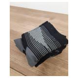 Plantar Fasciitis Sock (6 Pairs) for Men and Women, Compression Foot Sleeves with Arch and Ankle Support, Black, X-Large - Retail: $19