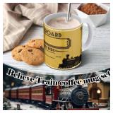 Meanplan Christmas Polar Mugs Party Gifts Bulk North Pole Train Mugs 12 oz Hot Cocoa Coffee Chocolate Cups Christmas Party Gifts Stocking Stuffers for Holiday Movie Fans(Golden Tickets) - Retail: $3,8