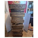 Rustic Wood Key Or Jewelry Holder Display Rack