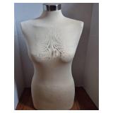 Female Dress Form Mannequin with Metal Neck Cap