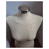 Female Dress Form Mannequin with Metal Neck Cap
