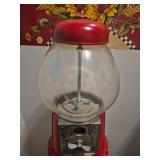 1940s Ford Gumball Machine with Cast Iron Stand