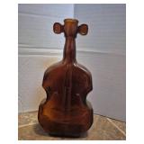 Amber Glass Violin Bottle Collection