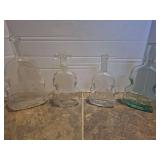Musical Violin Shaped Glass Bottle Collection