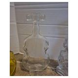 Decorative Violin Shaped Glass Bottles Collection