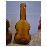 Violin Shaped Glass Bottles Collection