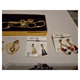Cara Mia Jewelry Collection with Gold Watch Chain