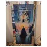 Wolf Spirit Mountain Art Print