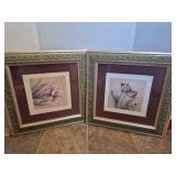 Framed Tulip Prints Set of 2
