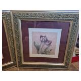 Framed Tulip Prints Set of 2