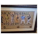 History of American Baseball Evolution Print