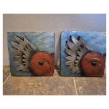 Metal Industrial Gear Bookends