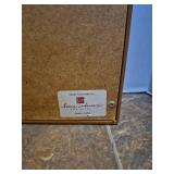 Victorian Style Lady with Teddy Bear Print